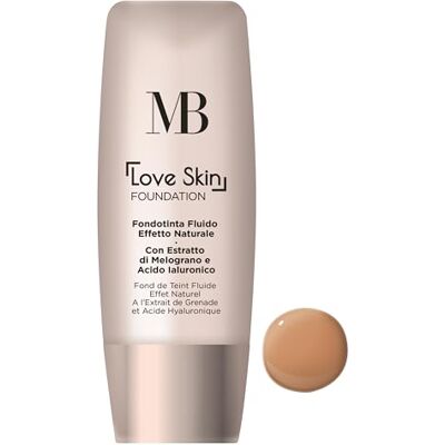 MB MILANO Love Foundation CARAMEL 04 Licht & Natuurlijk Hydrateert & Illumine MB MILANO Love Foundation CARAMEL 04 Licht & Natuurlijk Hydrateert & Illumine