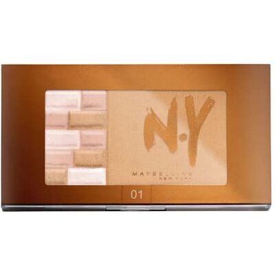 Maybelline NY Face Studio Bricks Bronzer Palet, 01 Blondes, 7 g Maybelline NY Face Studio Bricks Bronzer Palet, 01 Blondes, 7 g