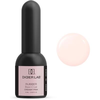 DIDIER LAB Premium Rubber Base Creamy Pink Versterking LED/UV Camouflage basis Professionele nagellak Professionele verzorging voor handen en nagels Langdurige manicure 10 ml DIDIER LAB Premium Rubber Base Creamy Pink Versterking LED/UV Camouflage basis Professionele nagellak Professionele verzorging voor handen en nagels Langdurige manicure 10 ml