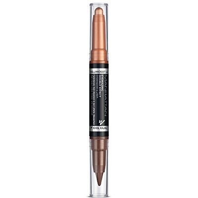 Manhattan Eyemazing dubbel effect 2-in-1 roterende oogpotlood en oogschaduwpotlood kleur bruin (002 gesmolten metaal) 1 x 1,6 g Manhattan Eyemazing dubbel effect 2-in-1 roterende oogpotlood en oogschaduwpotlood kleur bruin (002 gesmolten metaal) 1 x 1,6 g