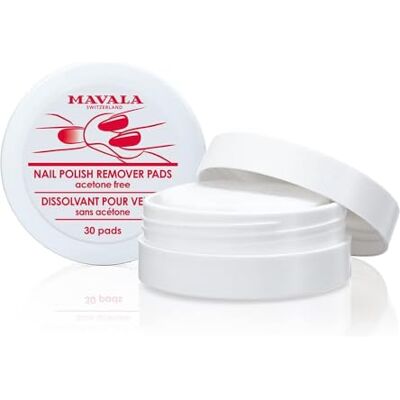 MAVALA Vlekverwijderingsschijven geïmpregneerd met milde remover, acetonvrij, drogen nagels en nagelriemen niet uit, 30 schijven MAVALA Vlekverwijderingsschijven geïmpregneerd met milde remover, acetonvrij, drogen nagels en nagelriemen niet uit, 30 schijven