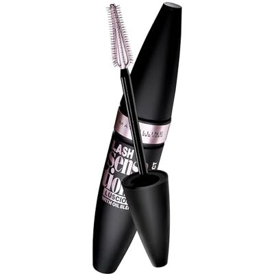 Maybelline Lash Sensationele Luscious Mascara 9,5 ml 2-in-1 uitklapbare wimperborstel, sensationele waaier, volume zonder plakken, oftalmologisch getest Maybelline Lash Sensationele Luscious Mascara 9,5 ml 2-in-1 uitklapbare wimperborstel, sensationele waaier, volume zonder plakken, oftalmologisch getest