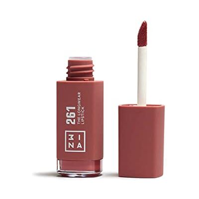 3ina Makeup – veganistisch – Cruelty Free – The Longwear Lipstick 261 – donkere nude – 12 uur aanhoudende lippenstift – sterk gepigmenteerde lippenstift – hydraterende formule met hyaluronzuur 3ina Makeup – veganistisch – Cruelty Free – The Longwear Lipstick 261 – donkere nude – 12 uur aanhoudende lippenstift – sterk gepigmenteerde lippenstift – hydraterende formule met hyaluronzuur