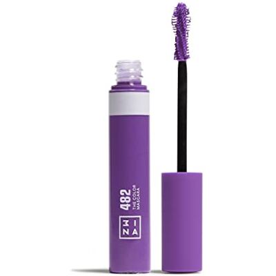 3ina MAKEUP The Color Mascara 482 paarse mascara met keratine omtrek en definitie gekleurde mascara voor gevoelige en langdurige ogen sterk gepigmenteerd veganistisch dierproefvrij 3ina MAKEUP The Color Mascara 482 paarse mascara met keratine omtrek en definitie gekleurde mascara voor gevoelige en langdurige ogen sterk gepigmenteerd veganistisch dierproefvrij