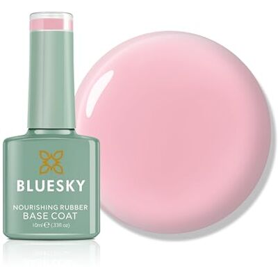 BLUESKY Rubberen basislak 10 ml Dawn Rose BNR04, basislak voor nagels, versterkende gelbasislaag voor 21 dagen manicure, led-uv-lamp vereist BLUESKY Rubberen basislak 10 ml Dawn Rose BNR04, basislak voor nagels, versterkende gelbasislaag voor 21 dagen manicure, led-uv-lamp vereist
