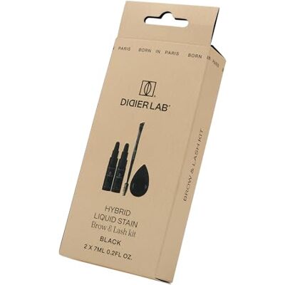 DIDIER LAB Hybrid Eyebrow and Eyelash Tint Kit Zwart Huidkleuringseffect tot 10 dagen en haarkleur tot 6 weken Verkrijgbaar in 4 tinten DIDIER LAB Hybrid Eyebrow and Eyelash Tint Kit Zwart Huidkleuringseffect tot 10 dagen en haarkleur tot 6 weken Verkrijgbaar in 4 tinten