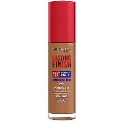 Rimmel London Lasting Finish Make-up Base 450 Caramel 30 ml Rimmel London Lasting Finish Make-up Base 450 Caramel 30 ml