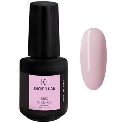 DIDIER LAB BBIO Gelnagelfles – Milky Pink – pure formule zonder HEMA TPO – zelfnivellerend – uv-led-reconstructie – 15 ml DIDIER LAB BBIO Gelnagelfles – Milky Pink – pure formule zonder HEMA TPO – zelfnivellerend – uv-led-reconstructie – 15 ml