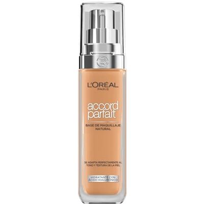 L'Oreal Paris L'Oréal Paris Accord Parfait Foundation, 7R/C, natuurlijke dekkende foundation met hyaluronzuur en SPF, 16-30 ml L'Oreal Paris L'Oréal Paris Accord Parfait Foundation, 7R/C, natuurlijke dekkende foundation met hyaluronzuur en SPF, 16-30 ml
