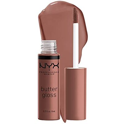 NYX PROFESSIONAL MAKEUP Butter Lip Gloss – Butterscotch – glanzende lipgloss – nude tint NYX PROFESSIONAL MAKEUP Butter Lip Gloss – Butterscotch – glanzende lipgloss – nude tint