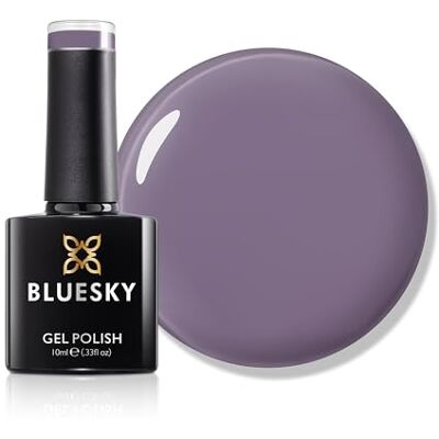 BLUESKY Gelnagellak, 10 ml, Misty Lavender SS2609, paarse gelnagellak voor 21 dagen manicure, vereist uitharding onder led-uv-nagellamp BLUESKY Gelnagellak, 10 ml, Misty Lavender SS2609, paarse gelnagellak voor 21 dagen manicure, vereist uitharding onder led-uv-nagellamp