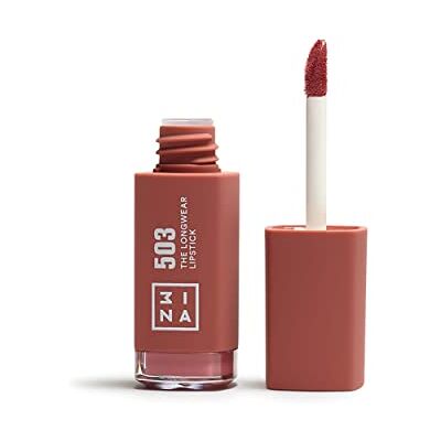 3ina MAKEUP The Longwear Lipstick 503 Nude lippenstift nude met hyaluronzuur matte vloeibare lippenstift sterk gepigmenteerde matte lippenkleur veganistisch zonder dierenleed 3ina MAKEUP The Longwear Lipstick 503 Nude lippenstift nude met hyaluronzuur matte vloeibare lippenstift sterk gepigmenteerde matte lippenkleur veganistisch zonder dierenleed