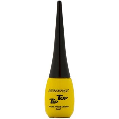 Eulenspiegel 672242 Aqua Liquid Tip Top penseelfles, 5 ml, zonnegeel, voor Halloween, carnaval, themafeest Eulenspiegel 672242 Aqua Liquid Tip Top penseelfles, 5 ml, zonnegeel, voor Halloween, carnaval, themafeest