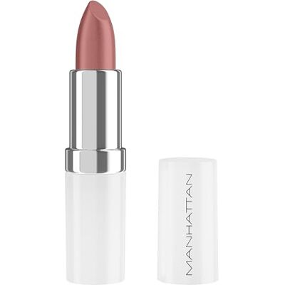 Manhattan Lasting Perfection Satin Lipstick 880 Sunset Rose lippenstift voor intensieve en langdurige kleur en hydraterende verzorging Manhattan Lasting Perfection Satin Lipstick 880 Sunset Rose lippenstift voor intensieve en langdurige kleur en hydraterende verzorging