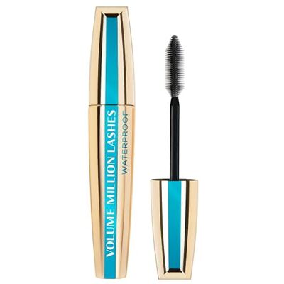 L'Oreal Paris L'Oréal Paris Mascara waterbestendige mascara zwart voor meer definitie en volume, Million Lashes waterbestendig, nr. 00 waterdicht zwart, 1 x 9,4 ml L'Oreal Paris L'Oréal Paris Mascara waterbestendige mascara zwart voor meer definitie en volume, Million Lashes waterbestendig, nr. 00 waterdicht zwart, 1 x 9,4 ml
