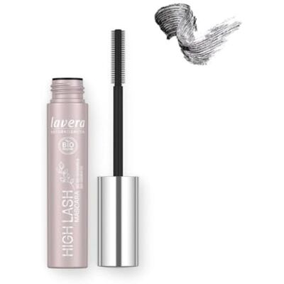 lavera High Lash Mascara, verlengingseffect, nauwkeurig gebruik, wimpers zonder grenzen, veganistisch, natuurlijke cosmetica, 5,5 ml lavera High Lash Mascara, verlengingseffect, nauwkeurig gebruik, wimpers zonder grenzen, veganistisch, natuurlijke cosmetica, 5,5 ml