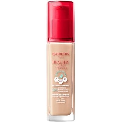 Bourjois Healthy Mix Clean and Vegan Foundation, 30 ml, 50,5N Light Ivoor Bourjois Healthy Mix Clean and Vegan Foundation, 30 ml, 50,5N Light Ivoor