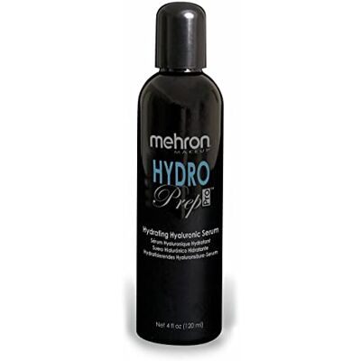 Mehron Makeup Mehron Hydro Prep Pro Make-up Hydraterend serum met hyaluronzuur Vochtinbrengende gel en make-up primer voor het gezicht 120 ml Mehron Makeup Mehron Hydro Prep Pro Make-up Hydraterend serum met hyaluronzuur Vochtinbrengende gel en make-up primer voor het gezicht 120 ml