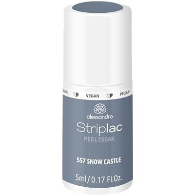 alessandro Striplac Peel or Soak Frozen Beauty SNOW CASTLE blauwe led-nagellak voor perfecte nagels in 15 minuten 5 ml alessandro Striplac Peel or Soak Frozen Beauty SNOW CASTLE blauwe led-nagellak voor perfecte nagels in 15 minuten 5 ml