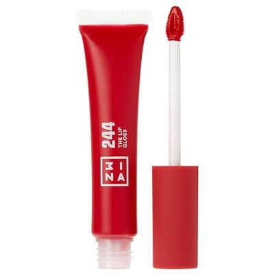 3ina MAKEUP The Lip Gloss 244 Rouge Gloss à Lèvres Effet Miroir- Texture Crémeuse et Hydratant Hautement Pigmentée Fini Brillant avec baguette magique Vegan Cruelty Free 3ina MAKEUP The Lip Gloss 244 Rouge Gloss à Lèvres Effet Miroir- Texture Crémeuse et Hydratant Hautement Pigmentée Fini Brillant avec baguette magique Vegan Cruelty Free