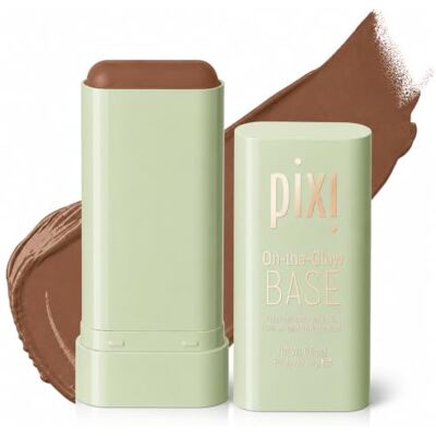 Pixi Beauty On the Glow Base hydraterende foundation, cacaokleur: rijke en diepere neutrale tint, 19 g Pixi Beauty On the Glow Base hydraterende foundation, cacaokleur: rijke en diepere neutrale tint, 19 g