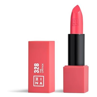 3ina MAKEUP – veganistisch – zonder dierenleed – lippenstift 328 – mat roze (Electric Rose Matte), romige textuur, ultra-gepigmenteerde kleur, magnetische behuizing, vanillegeur 3ina MAKEUP – veganistisch – zonder dierenleed – lippenstift 328 – mat roze (Electric Rose Matte), romige textuur, ultra-gepigmenteerde kleur, magnetische behuizing, vanillegeur
