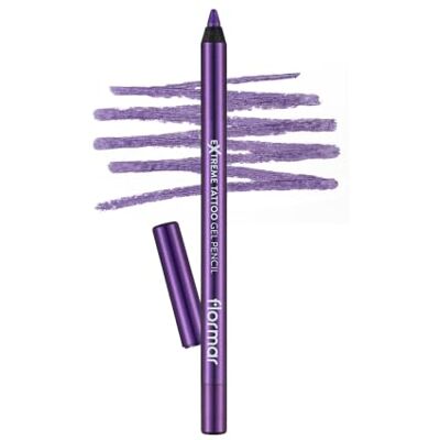 Flormar Extreme Tattoo Gel Pencil Eyeliner Gel Waterproof Tattoo Effect Plum Glitter Potlood Sterk Gepigmenteerd Langdurige oogmake-up voor dames, 011 Purple Blaze Flormar Extreme Tattoo Gel Pencil Eyeliner Gel Waterproof Tattoo Effect Plum Glitter Potlood Sterk Gepigmenteerd Langdurige oogmake-up voor dames, 011 Purple Blaze