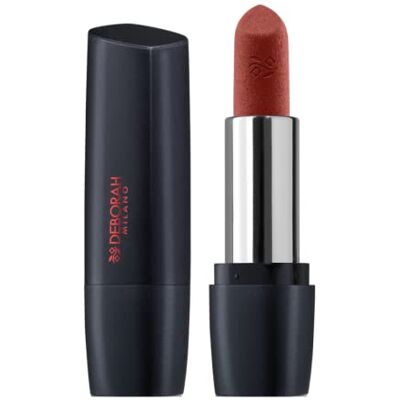 DEBORAH Milano Red Mat lipstick nr. 30 Nude Rose, ultra-matte finish, langhoudend, met collageen, hyaluronzuur en avocado-extract voor gevoede, gehydrateerde, zachte en verzorgde lippen DEBORAH Milano Red Mat lipstick nr. 30 Nude Rose, ultra-matte finish, langhoudend, met collageen, hyaluronzuur en avocado-extract voor gevoede, gehydrateerde, zachte en verzorgde lippen