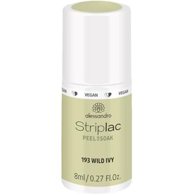 alessandro Striplac Peel or Soak Wild IVY VEGAN LED nagellak, lichtgroen, voor perfecte nagels in 15 minuten, 8 ml alessandro Striplac Peel or Soak Wild IVY VEGAN LED nagellak, lichtgroen, voor perfecte nagels in 15 minuten, 8 ml