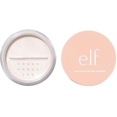 e.l.f. Halo Glow fixeerpoeder, zijdezachte en lichte textuur, maakt de huid glad, vernauwt poriën en vervaagt fijne lijntjes, soft-focus-effect, lichte tint, halfmatte afwerking, 7 ml e.l.f. Halo Glow fixeerpoeder, zijdezachte en lichte textuur, maakt de huid glad, vernauwt poriën en vervaagt fijne lijntjes, soft-focus-effect, lichte tint, halfmatte afwerking, 7 ml