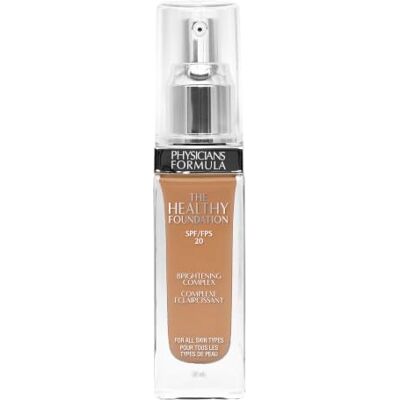 Physicians Formula The Healthy Foundation LSF 20 – langdurige foundation, lichte en gemiddelde dekking – bleekcomplex, hyaluronzuur, vitamine A, C & E antioxidatiemengsel – DN3 Physicians Formula The Healthy Foundation LSF 20 – langdurige foundation, lichte en gemiddelde dekking – bleekcomplex, hyaluronzuur, vitamine A, C & E antioxidatiemengsel – DN3