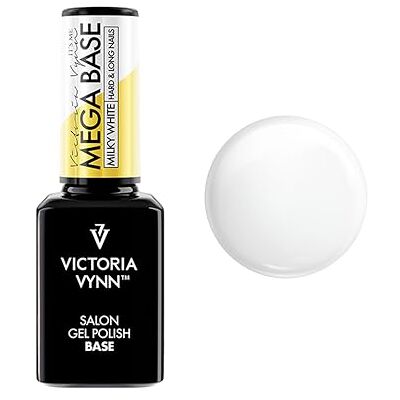 VICTORIA VYNN Mega Base Milchweis Basislak voor harde en lange nagels Hybride UV LED Gel 15 ml VICTORIA VYNN Mega Base Milchweis Basislak voor harde en lange nagels Hybride UV LED Gel 15 ml