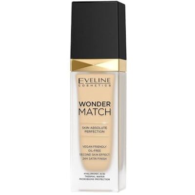 EVELINE COSMETICS Wonder Match Nr 05 Light Porcellain gezichtsvloeistof 30 ml EVELINE COSMETICS Wonder Match Nr 05 Light Porcellain gezichtsvloeistof 30 ml