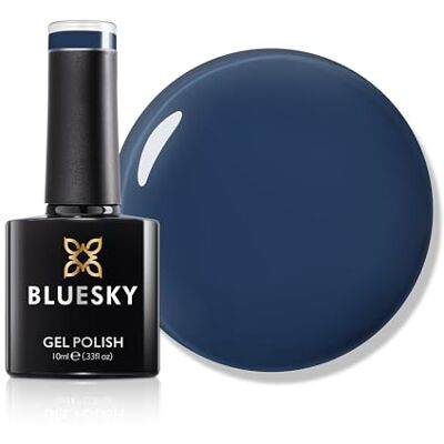 BLUESKY Gel-nagellak 10 ml, Ocean Sapphire SS2610, blauwe gelnagellak voor 21 dagen manicure, vereist uitharding onder led-uv-nagellamp BLUESKY Gel-nagellak 10 ml, Ocean Sapphire SS2610, blauwe gelnagellak voor 21 dagen manicure, vereist uitharding onder led-uv-nagellamp