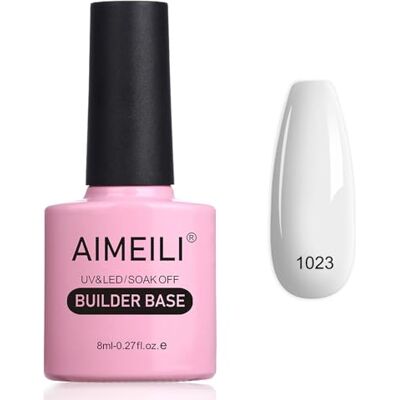 AIMEILI 8-in-1 Builder Base Gel nagellak, semi-permanent, natuurlijk, roze, nude, basis en structuur voor extensies, decoraties en stickers, versterking en reparatie van manicure, 8 ml (1023) AIMEILI 8-in-1 Builder Base Gel nagellak, semi-permanent, natuurlijk, roze, nude, basis en structuur voor extensies, decoraties en stickers, versterking en reparatie van manicure, 8 ml (1023)
