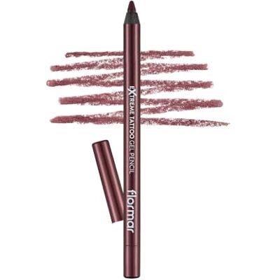 Flormar Extreme Tattoo Gel Pencil Eyeliner Gel Waterproof Tattoo Effect Plum Glitter Potlood Sterk Gepigmenteerd Langdurige oogmake-up voor dames, 005 Very Berry Flormar Extreme Tattoo Gel Pencil Eyeliner Gel Waterproof Tattoo Effect Plum Glitter Potlood Sterk Gepigmenteerd Langdurige oogmake-up voor dames, 005 Very Berry