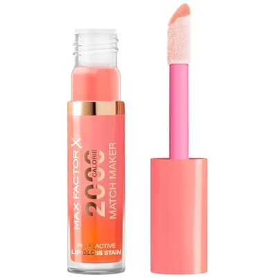 Max Factor 2000 Calorie LIP GLAZE Lipstick Gloss Ton Bubbly 010 verrijkt met hyaluronzuur 4,4 ml Max Factor 2000 Calorie LIP GLAZE Lipstick Gloss Ton Bubbly 010 verrijkt met hyaluronzuur 4,4 ml