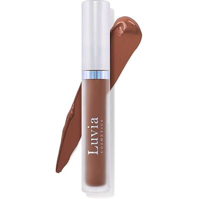 Luvia Cosmetics Liquid Lipstick Mat: lippenstift, matte afwerking, langdurig, veganistische formule, tint, spiced toffee Luvia Cosmetics Liquid Lipstick Mat: lippenstift, matte afwerking, langdurig, veganistische formule, tint, spiced toffee