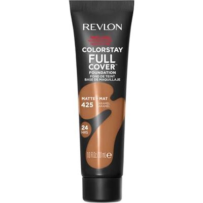 REVLON Colorstay Full Cover, Foundation, optimale dekking en fluweelzachte afwerking, N425 Caramel REVLON Colorstay Full Cover, Foundation, optimale dekking en fluweelzachte afwerking, N425 Caramel