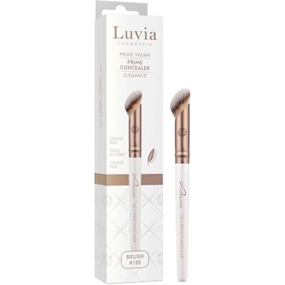 Luvia Cosmetics Luvia Professionele Make-upborstel Concealer Make-upborstel Afgeschuinde bufferkwast Veganistische cosmetische borstel 135 // Concealer Buffer Elegance Luvia Cosmetics Luvia Professionele Make-upborstel Concealer Make-upborstel Afgeschuinde bufferkwast Veganistische cosmetische borstel 135 // Concealer Buffer Elegance