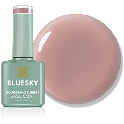 BLUESKY Rubber Base Coat 10 ml Vintage Rose BNR10 Base Gel voor nagels Versterkende basisgel voor 21 dagen manicure UV LED lamp vereist BLUESKY Rubber Base Coat 10 ml Vintage Rose BNR10 Base Gel voor nagels Versterkende basisgel voor 21 dagen manicure UV LED lamp vereist