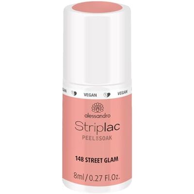alessandro Striplac Peel or Soak Vegan Street Glam roze led-nagellak voor perfecte nagels in 15 minuten, 8 ml alessandro Striplac Peel or Soak Vegan Street Glam roze led-nagellak voor perfecte nagels in 15 minuten, 8 ml