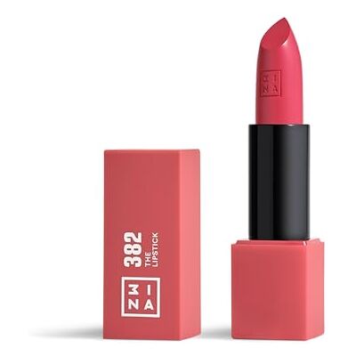 3ina MAKEUP – veganistisch – zonder dierenleed – lippenstift 382 – mat donker roze, romige textuur, ultra-gepigmenteerde kleur, magnetische behuizing, vanillegeur 3ina MAKEUP – veganistisch – zonder dierenleed – lippenstift 382 – mat donker roze, romige textuur, ultra-gepigmenteerde kleur, magnetische behuizing, vanillegeur