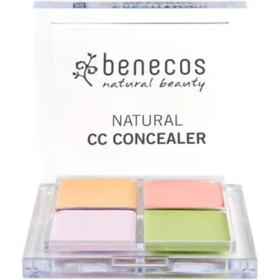 benecos natuurlijke cosmetica concealer CC romig talkvrij vegan beige/groen/roze/paars benecos natuurlijke cosmetica concealer CC romig talkvrij vegan beige/groen/roze/paars