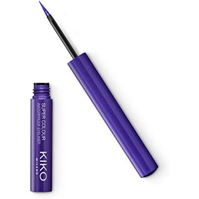 Kiko Milano Super Colour Waterproof eyeliner 05, vloeibaar, gekleurd, zeer dekkend en waterbestendig Kiko Milano Super Colour Waterproof eyeliner 05, vloeibaar, gekleurd, zeer dekkend en waterbestendig
