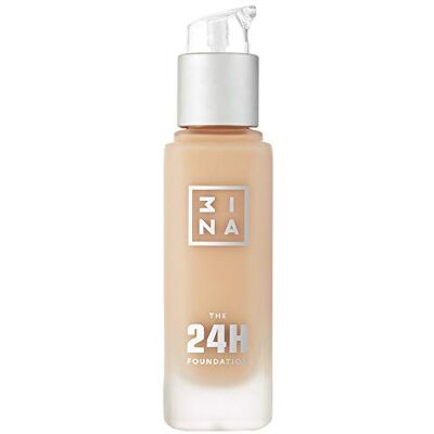 3ina MAKEUP The 24h Foundation 627 Ultra heldere nude foundation met roze/neutrale onderkleur dekkende primer waterdichte en hydraterende foundation veganistisch dierproefvrij 3ina MAKEUP The 24h Foundation 627 Ultra heldere nude foundation met roze/neutrale onderkleur dekkende primer waterdichte en hydraterende foundation veganistisch dierproefvrij
