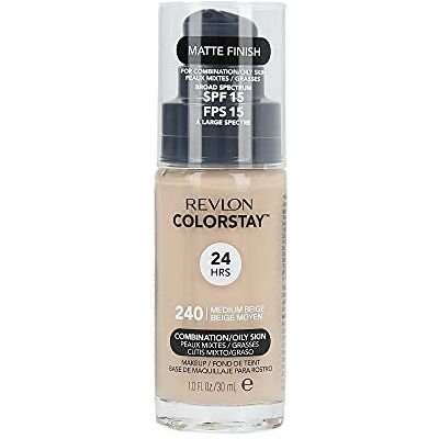 REVLON COLORSTAY OILY MEDIUM BEIG 240 GEZICHTMAAKBASIS REVLON COLORSTAY OILY MEDIUM BEIG 240 GEZICHTMAAKBASIS