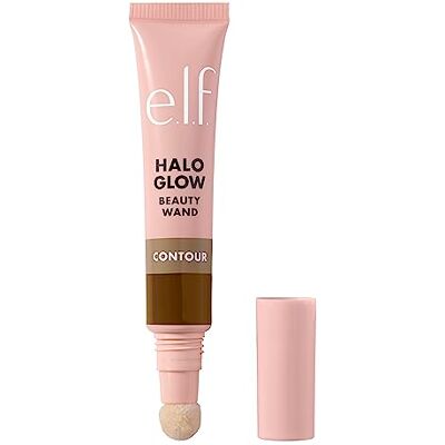 e.l.f. e.l.f Halo Glow Beauty contourborstel: voor een gebeeldhouwde look; modulaire formule, veganistisch en gecertificeerd dierproefvrij, medium/tan. e.l.f. e.l.f Halo Glow Beauty contourborstel: voor een gebeeldhouwde look; modulaire formule, veganistisch en gecertificeerd dierproefvrij, medium/tan.