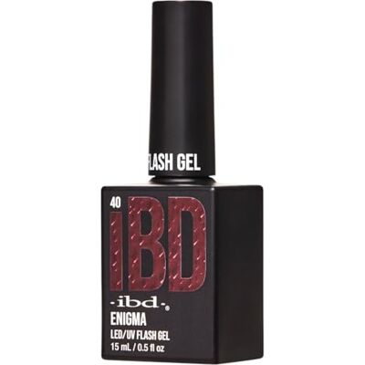 IBD Flash Gel Enigma 15 ml, gemaakt in de VS, reflecterende led-/uv-nagellak, voor duurzame manicure en fonkelende nagels IBD Flash Gel Enigma 15 ml, gemaakt in de VS, reflecterende led-/uv-nagellak, voor duurzame manicure en fonkelende nagels