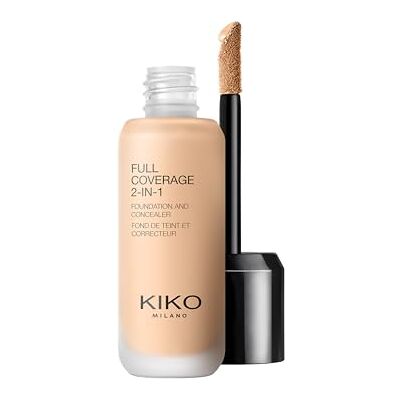 Kiko Milano Full Coverage 2-in-1 Foundation & Concealer 39 N10, 2-in-1 foundation/concealer met hoge dekking Kiko Milano Full Coverage 2-in-1 Foundation & Concealer 39 N10, 2-in-1 foundation/concealer met hoge dekking